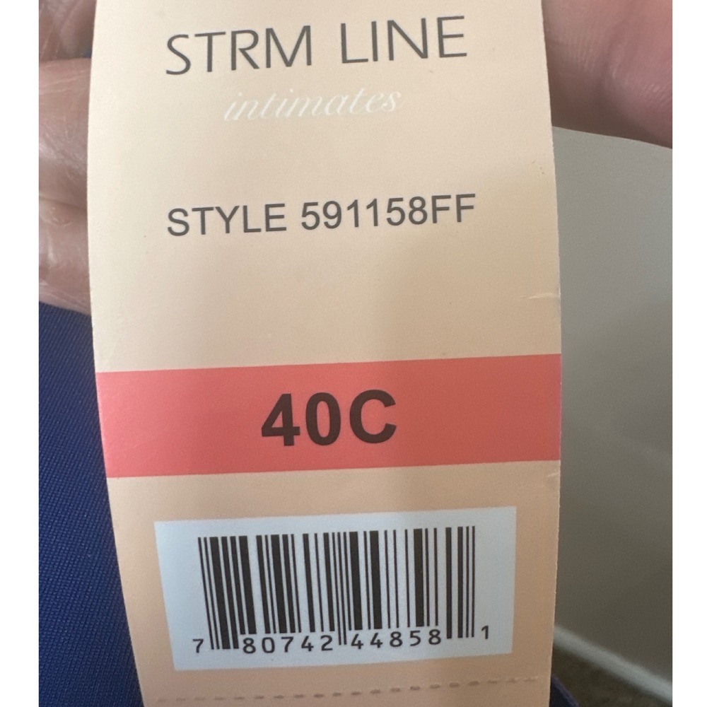 STRM‎ Line NWT Shaping Bra Size 40C Full Figure 591158FF Comfort Wire free Blue - Picture 5 of 5